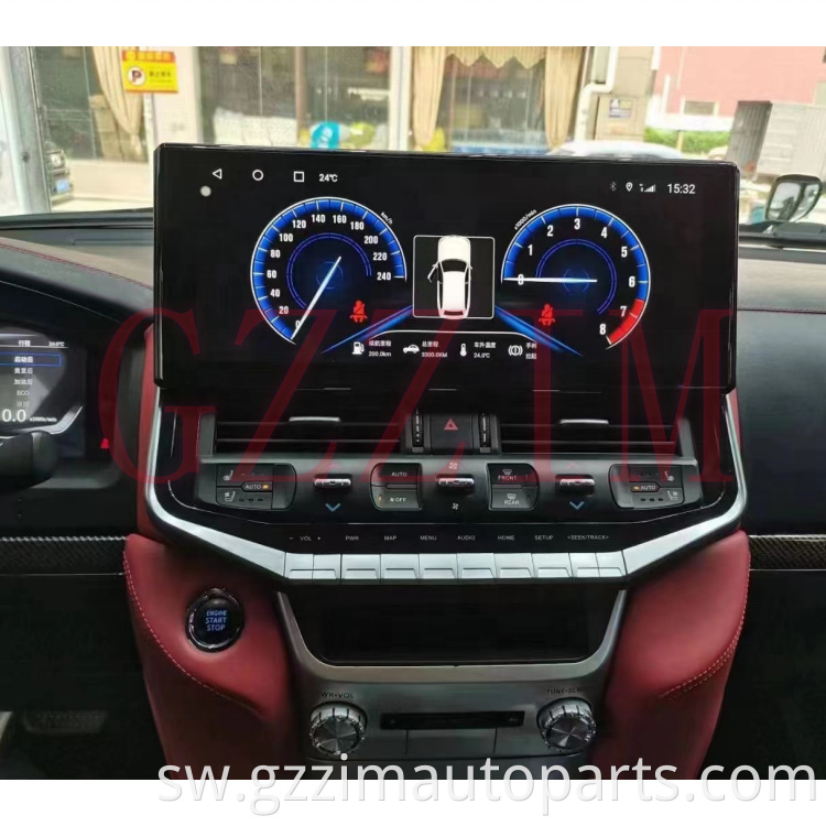 Android Car Radio For Land Cruiser 2016-2020 LC200  Upgrade To LC300 Touch Screen GPS Navigation Multimedia CD/DVD Player